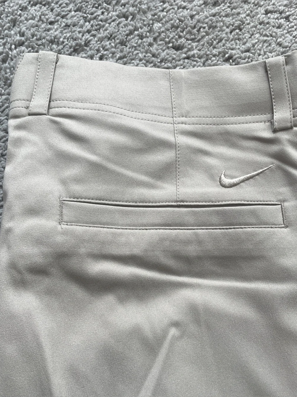 NWT Nike Golf Flex Dri-FIT Pants Mens 34 Khaki Beige Unhemmed Long AJ6317-221